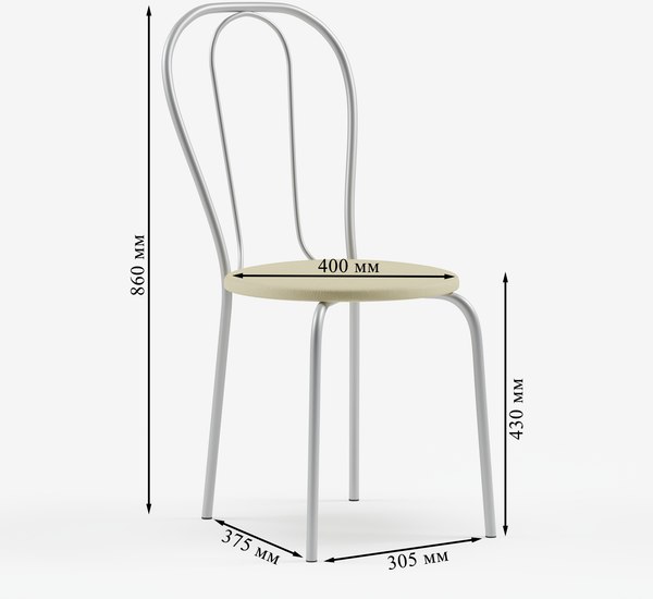 Стул Mio Tesoro Тюльпан Плюс