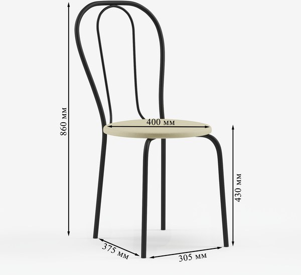 Стул Mio Tesoro Тюльпан Плюс