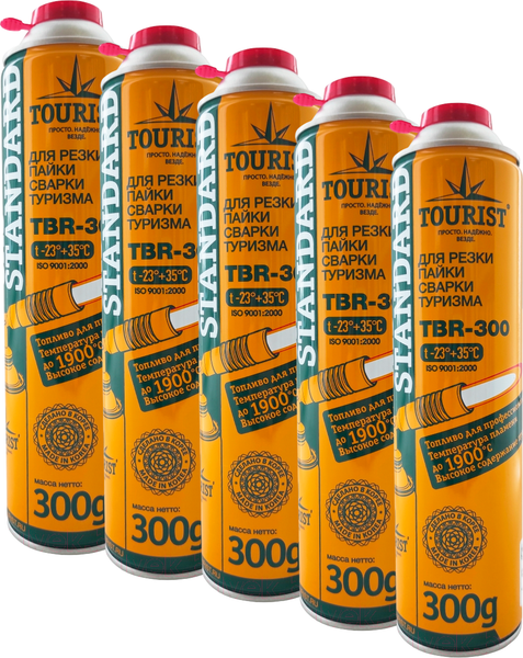 Газовый баллон туристический Tourist Standard TBR-300 - фото