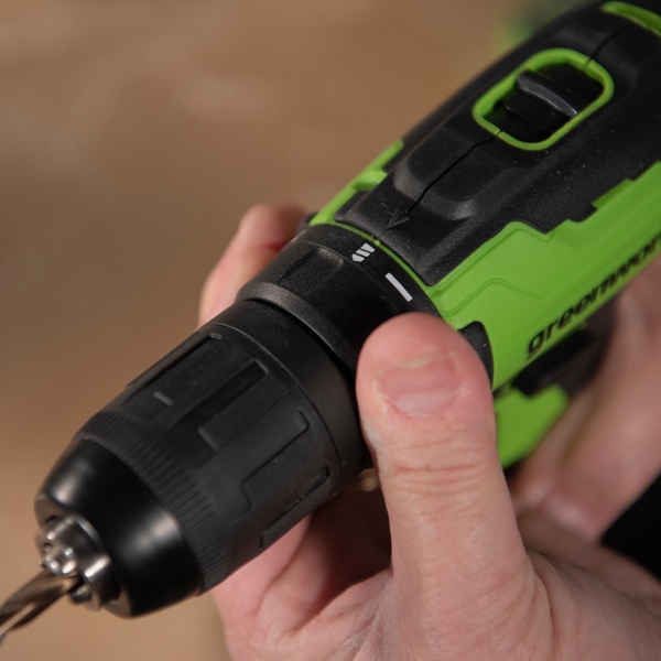 Аккумуляторная дрель-шуруповерт Greenworks GD24DD35 бесщеточная 24V / 3704007CUA