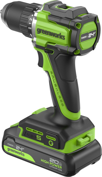 Аккумуляторная дрель-шуруповерт Greenworks DD560 / 3708407CUA