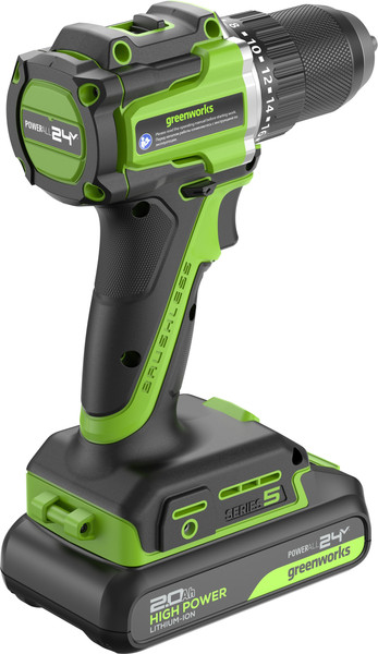 Аккумуляторная дрель-шуруповерт Greenworks DD560 / 3708407CUA