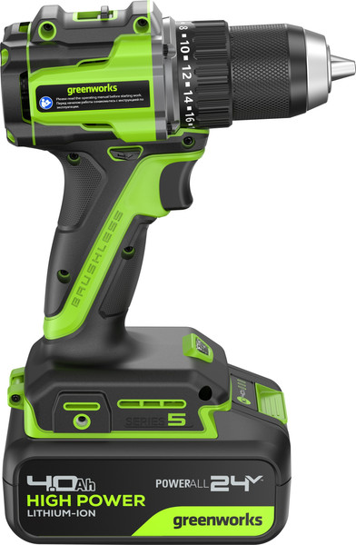 Аккумуляторная дрель-шуруповерт Greenworks DD560 / 3708407CUB