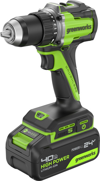 Аккумуляторная дрель-шуруповерт Greenworks DD560 / 3708407CUB