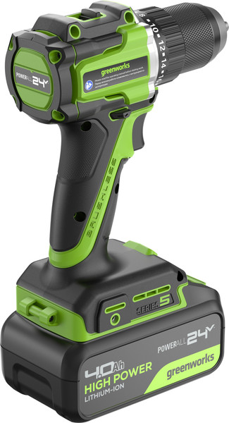 Аккумуляторная дрель-шуруповерт Greenworks DD560 / 3708407CUB