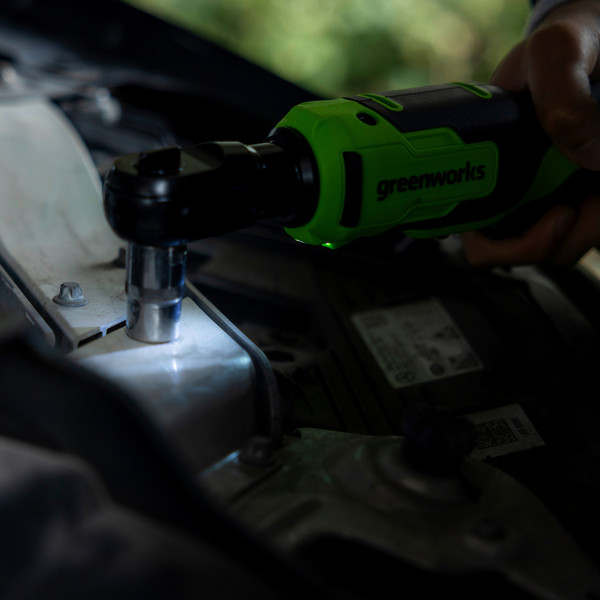 Аккумуляторная трещотка Greenworks GD24RW / 3804007CUA