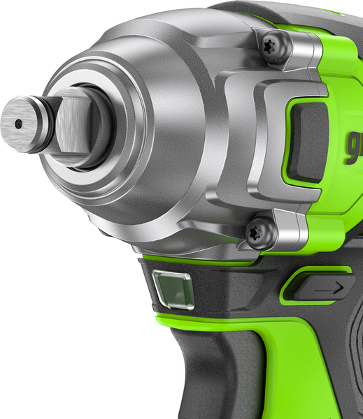 Аккумуляторный гайковерт Greenworks GD24IW400 бесщеточный 24V / 3802907CUB