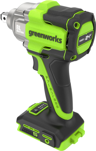 Аккумуляторный гайковерт Greenworks IW5500 бесщеточный 24V / 3805007