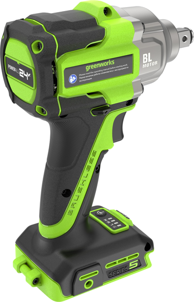 Аккумуляторный гайковерт Greenworks IW5500 бесщеточный 24V / 3805007