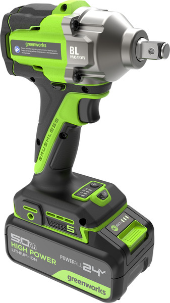 Аккумуляторный гайковерт Greenworks IW5500 / 3805007CUG
