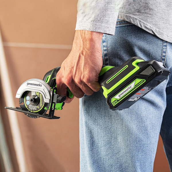 Угловая шлифовальная машина Greenworks GD24UCS / 3402007CUA