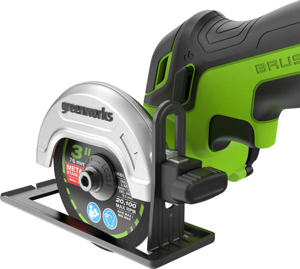 Угловая шлифовальная машина Greenworks GD24UCS / 3402007CUA