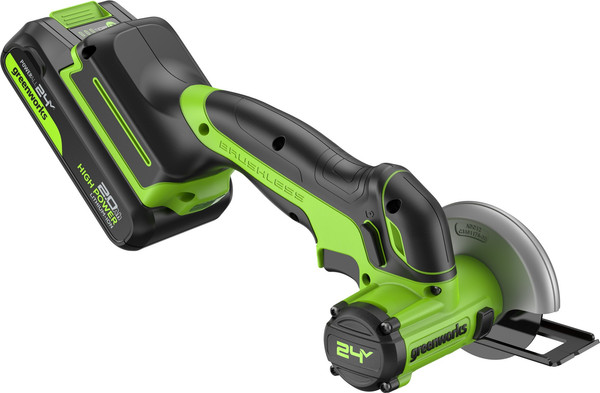 Угловая шлифовальная машина Greenworks GD24UCS / 3402007CUA