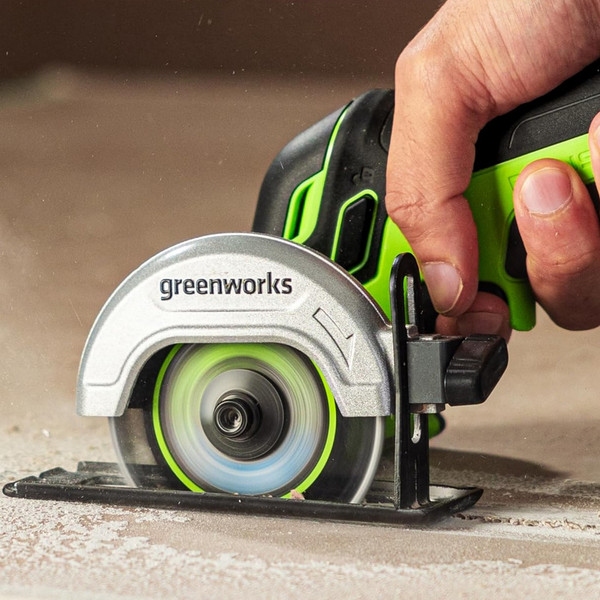 Угловая шлифовальная машина Greenworks GD24UCS / 3402007CUA