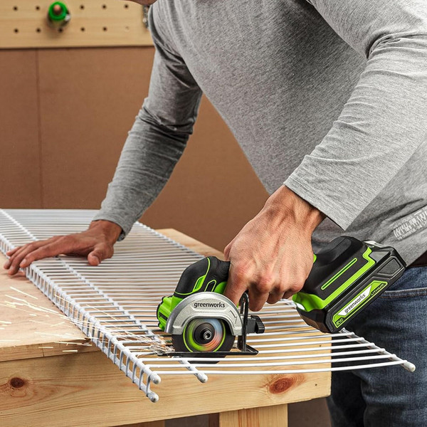 Угловая шлифовальная машина Greenworks GD24UCS / 3402007CUA