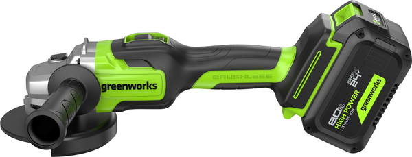 Угловая шлифовальная машина Greenworks GD24AG бесщеточная 24V / 3200207CUH