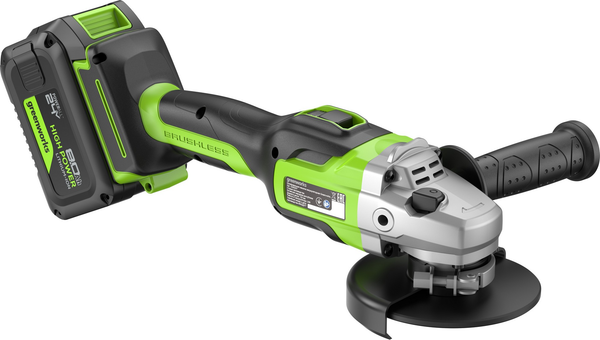 Угловая шлифовальная машина Greenworks GD24AG бесщеточная 24V / 3200207CUH