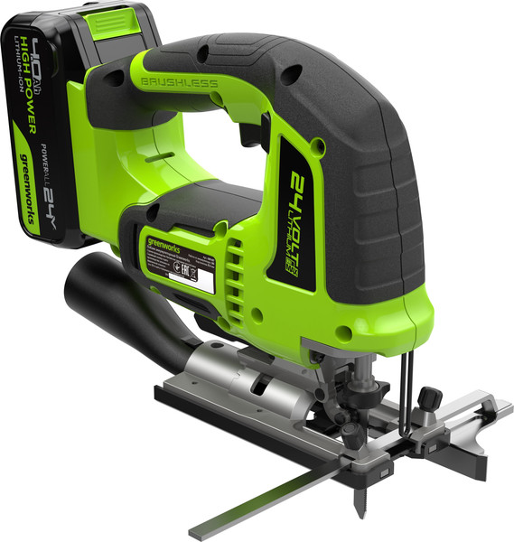 Электролобзик Greenworks GD24JS120 бесщеточный 24V / 3601407CUB