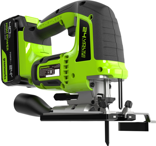 Электролобзик Greenworks GD24JS120 бесщеточный 24V / 3601407CUB