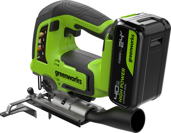 Электролобзик Greenworks GD24JS120 бесщеточный 24V / 3601407CUB