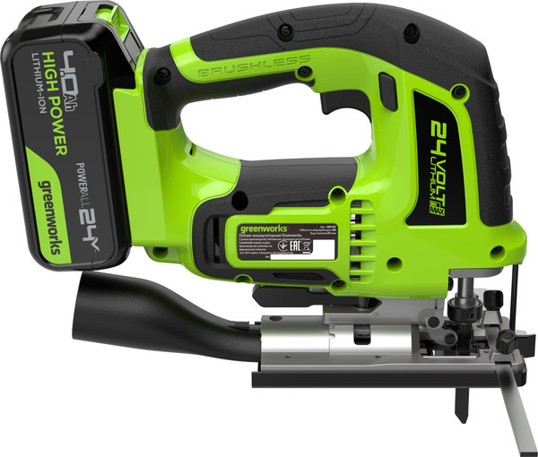 Электролобзик Greenworks GD24JS120 бесщеточный 24V / 3601407CUB