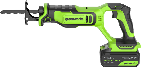 Сабельная пила Greenworks GPT-BLRS-1 бесщеточная 24V / 1200607CUB