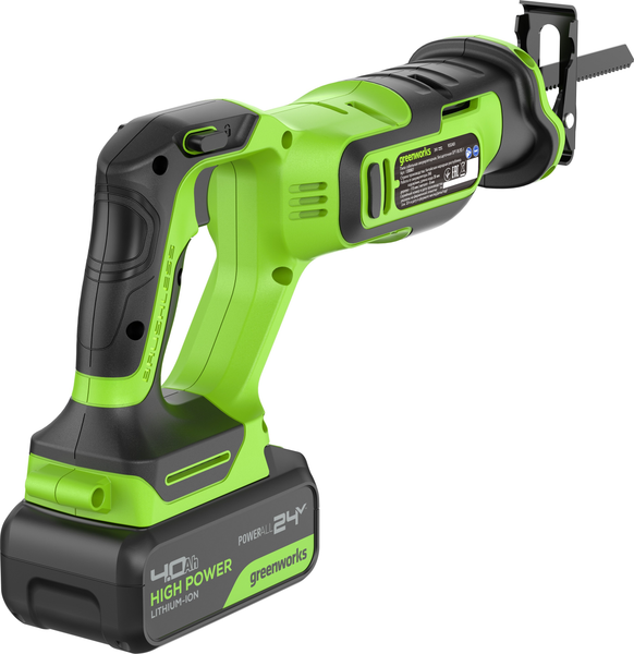Сабельная пила Greenworks GPT-BLRS-1 бесщеточная 24V / 1200607CUB