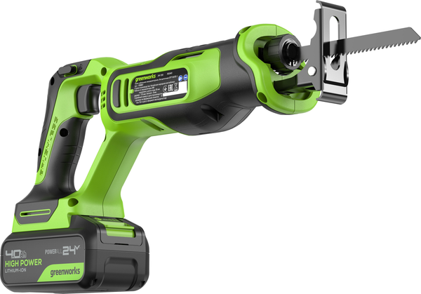 Сабельная пила Greenworks GPT-BLRS-1 бесщеточная 24V / 1200607CUB
