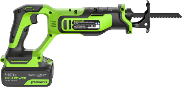 Сабельная пила Greenworks GPT-BLRS-1 бесщеточная 24V / 1200607CUB