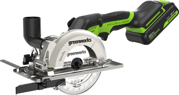 Дисковая пила Greenworks G24MCS / 1501207CUA