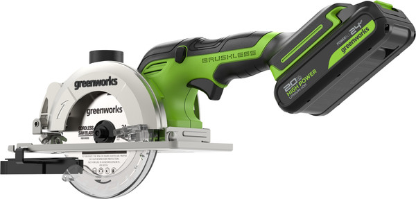 Дисковая пила Greenworks G24MCS / 1501207CUA