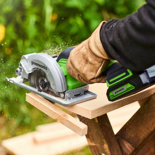 Дисковая пила Greenworks G24MCS / 1501207CUA