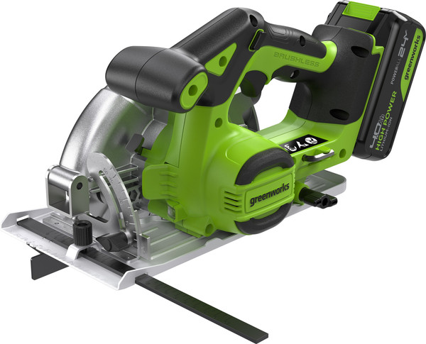 Дисковая пила Greenworks GD24CS165 / 1501607CUB