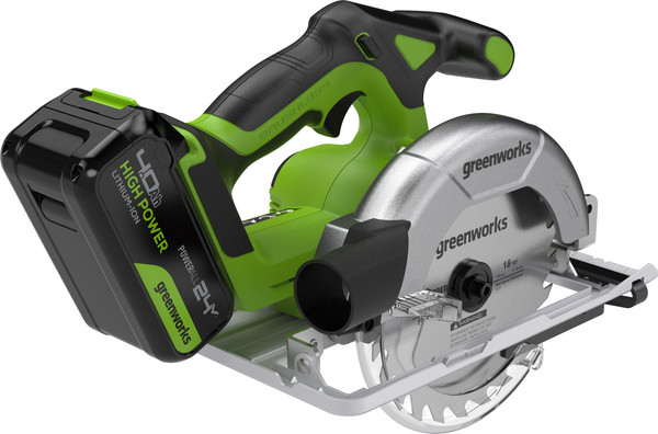 Дисковая пила Greenworks GD24CS165 / 1501607CUB