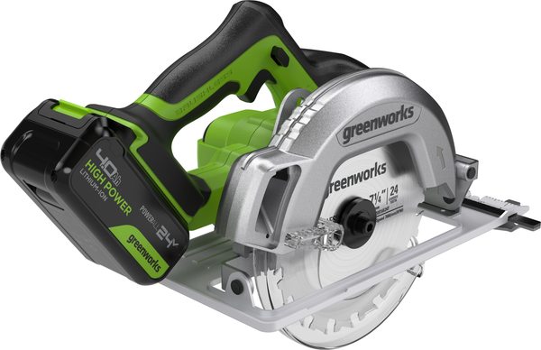 Дисковая пила Greenworks GD24CS бесщеточная 24V / 1500907CUB