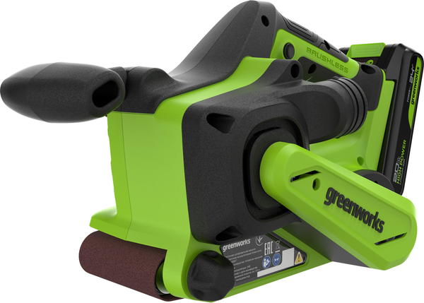Ленточная шлифовальная машина Greenworks G24BS бесщеточная 24V / 3100607CUA