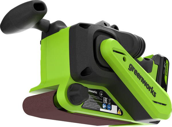 Ленточная шлифовальная машина Greenworks G24BS бесщеточная 24V / 3100607CUA