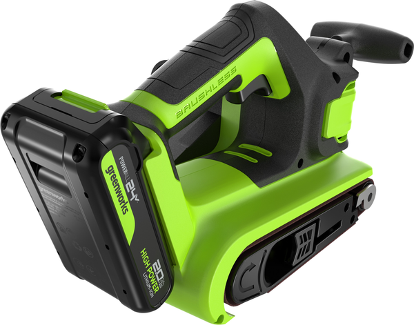 Ленточная шлифовальная машина Greenworks G24BS бесщеточная 24V / 3100607CUA