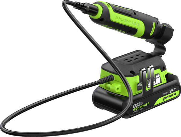 Гравер Greenworks G24RT бесщеточный 24V / 3200807CUA