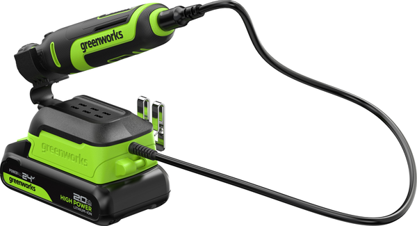 Гравер Greenworks G24RT бесщеточный 24V / 3200807CUA