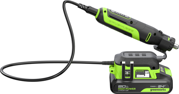 Гравер Greenworks G24RT бесщеточный 24V / 3200807CUA