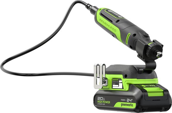 Гравер Greenworks G24RT бесщеточный 24V / 3200807CUA