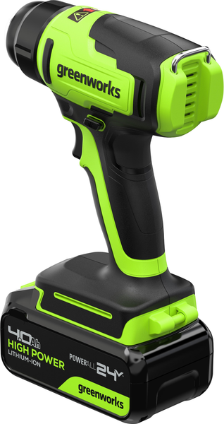 Строительный фен Greenworks G24HG 24V 550°С / 3400207CUB