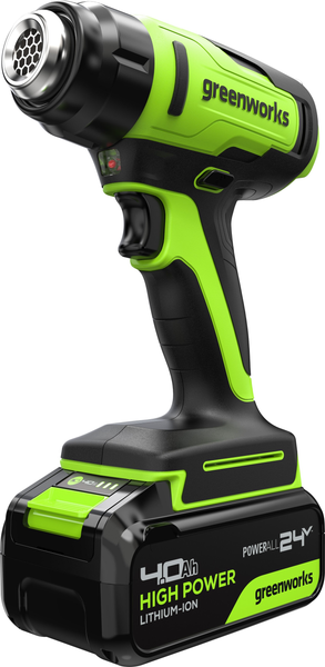 Строительный фен Greenworks G24HG 24V 550°С / 3400207CUB