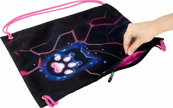 Мешок для обуви Brauberg Premium. Pink Lava / 273441