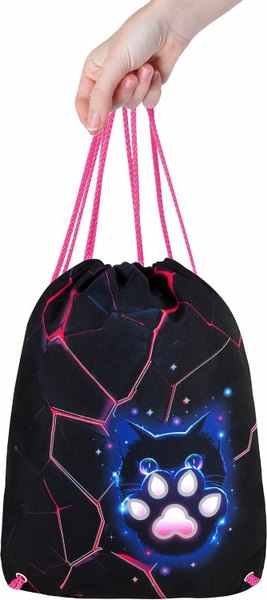 Мешок для обуви Brauberg Premium. Pink Lava / 273441