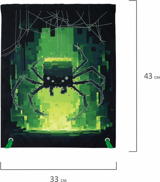 Мешок для обуви Brauberg Premium. Digital Spider / 273444