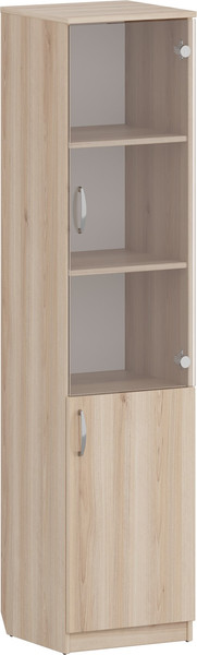 Шкаф-пенал с витриной Речицадрев Модуль / Р 286.10-01 - фото