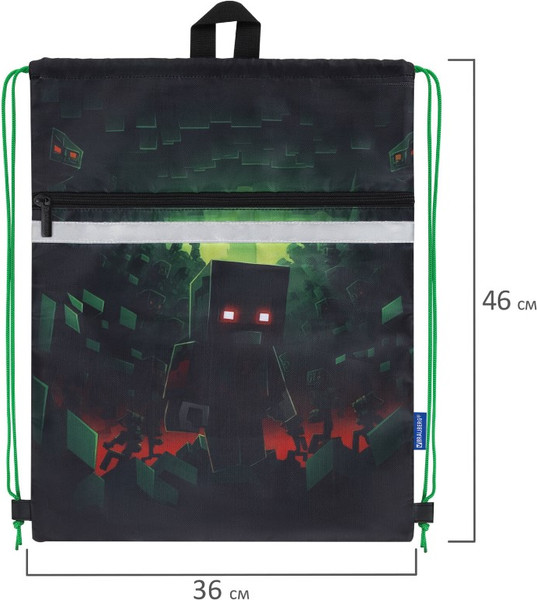 Мешок для обуви Brauberg Night Warrior / 272396