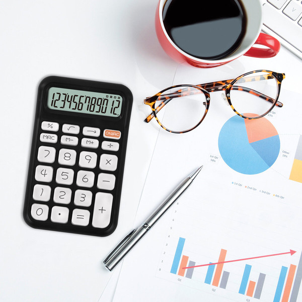 Калькулятор Brauberg KW-500-BK / 272954